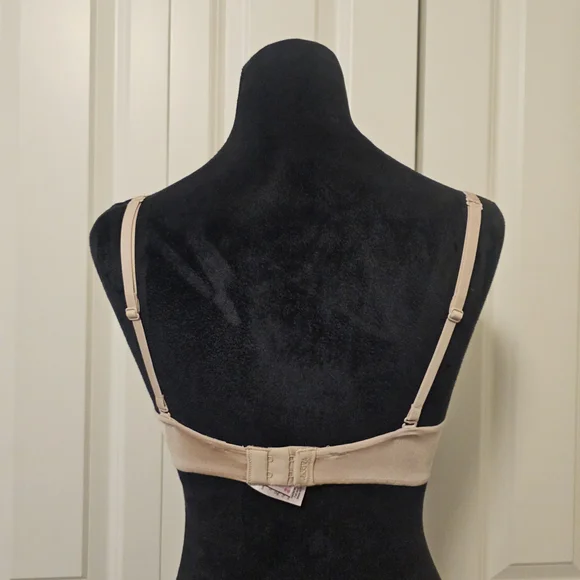 La SENZA Hello Sugar Push Up Bra Double-Strap Underwire Plunge Bra Nude Sz 34C - Picture 5 of 12